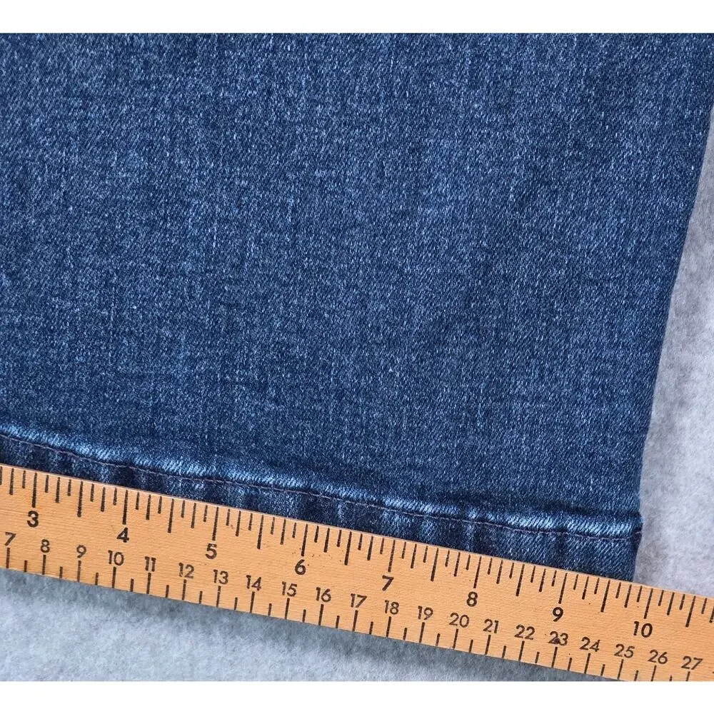 GAP Women's '70s Flare Jeans Low Rise Blue Denim Size 29 8R Stretch Vintage Styl